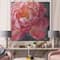 Designart - Vivid Pink Peonies I - Shabby Chic Gallery-wrapped Canvas